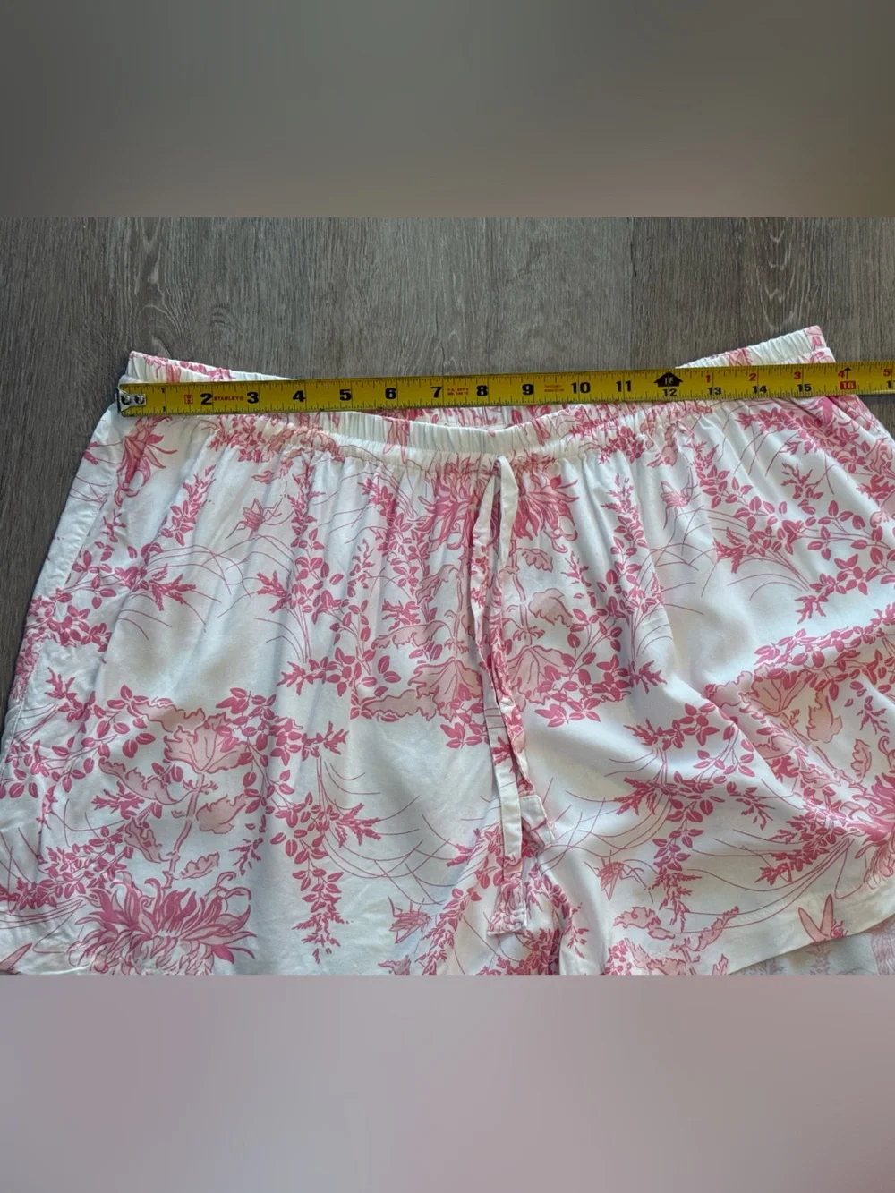Piyama Maggie Pyjama Set Summer Toile Pink Pajamas Loungewear Sleep Cottage XL